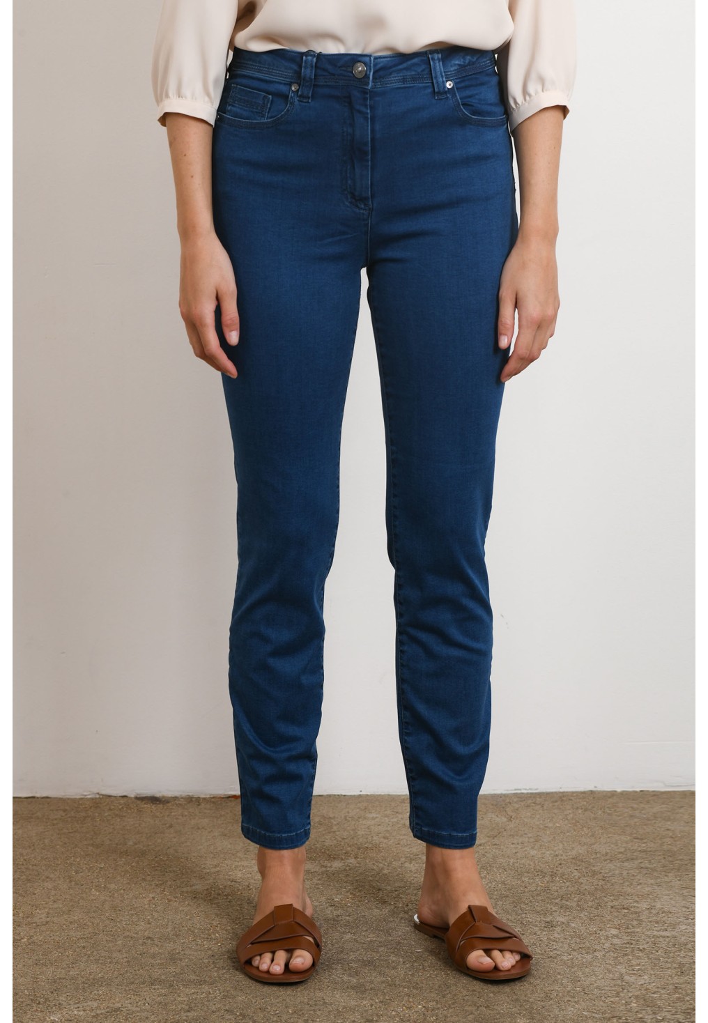Pantalon Jeans 7/8 Levi's Pour Femme - Taille 34/XS - Coupe Corsaire Bleu Foncé