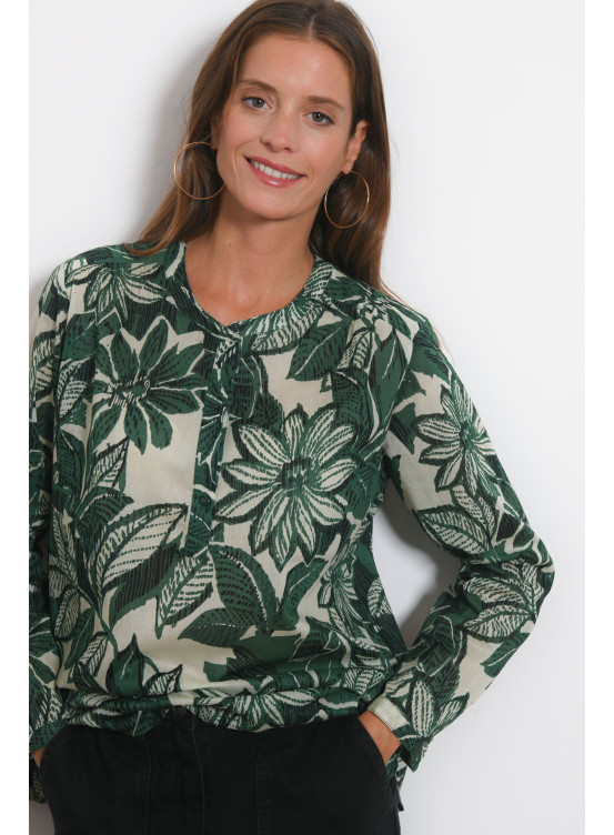 CHEMISE 100% COTON - METZ - GREEN - Antonelle