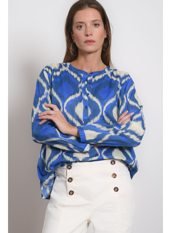 CHEMISE 100% COTON - MINSK - NAVY - Antonelle