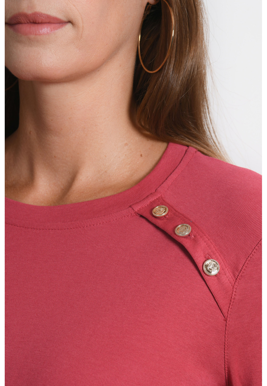 TEE SHIRT MANCHES LONGUES - RIVIERE - GARDENIA - Antonelle