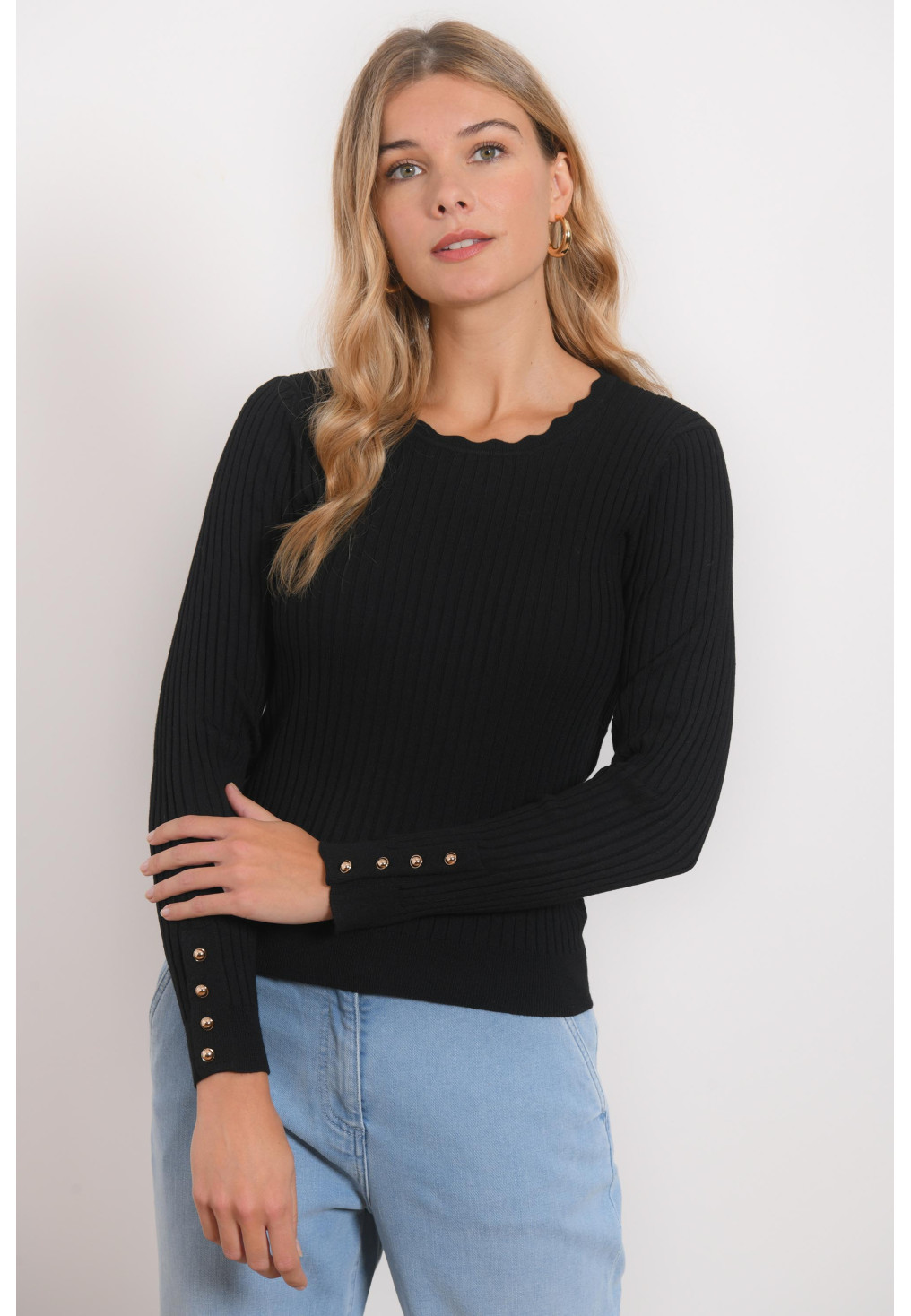 PULL - ROSELA - NOIR - Antonelle