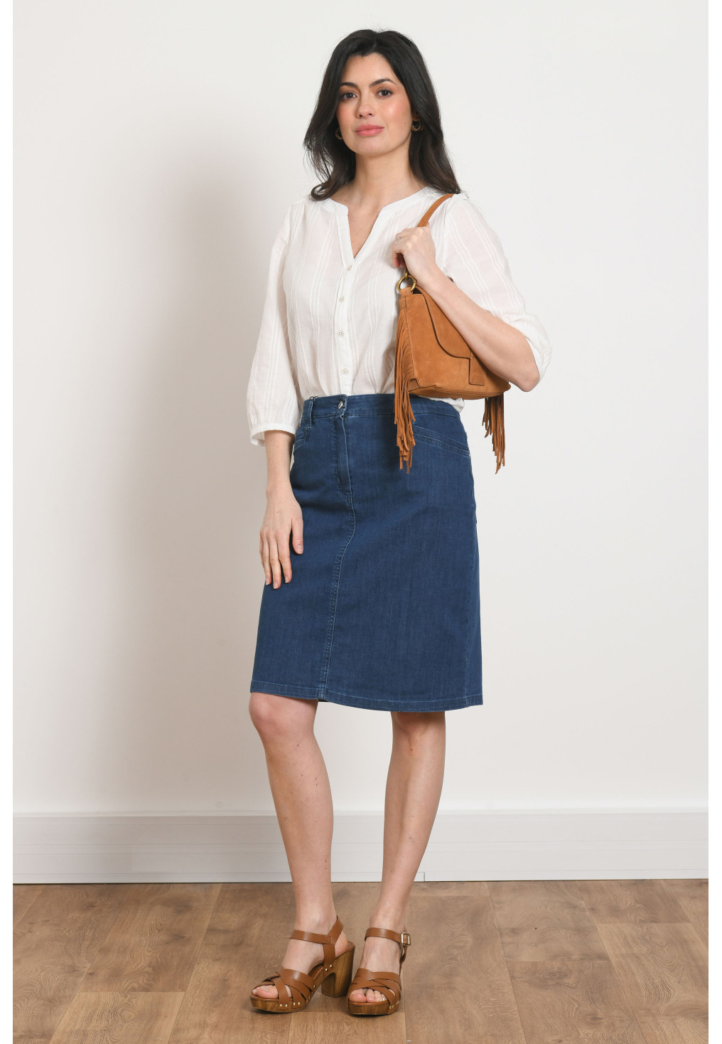 JUPE - POUBY - BLUE - Antonelle