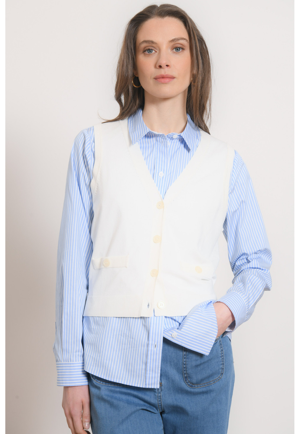 GILET - PETTER - ECRU - Antonelle