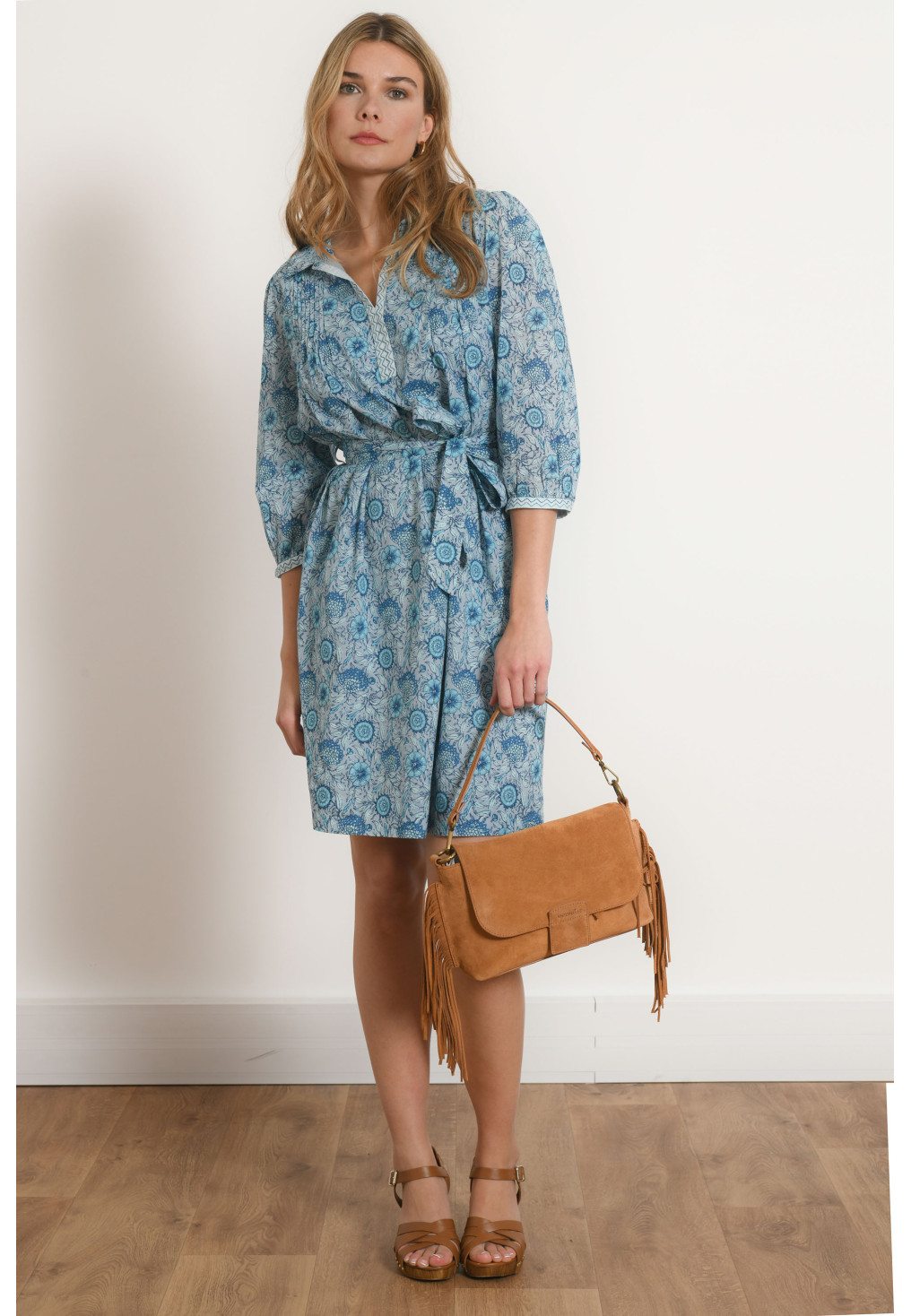 ROBE - MACIA - TURQUOISE/LAGON - Antonelle