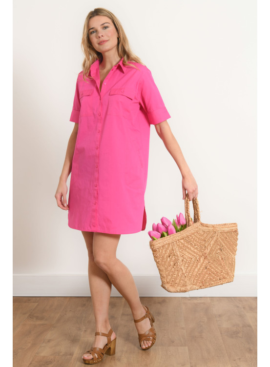 ROBE - MEUDON - FUSHIA - Antonelle
