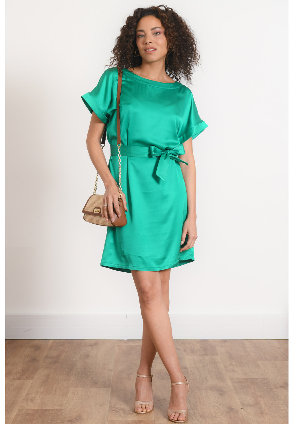 ROBE - PIERRINE - GREEN - Antonelle