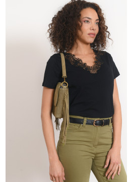 TEE-SHIRT - PIXA - NOIR - Antonelle